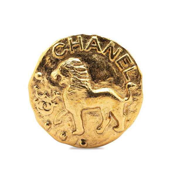 Chanel Gold Gold Plated brooch - Picture 1 of 3
